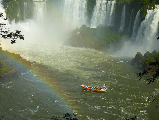 イグアスの滝　ボートツアー